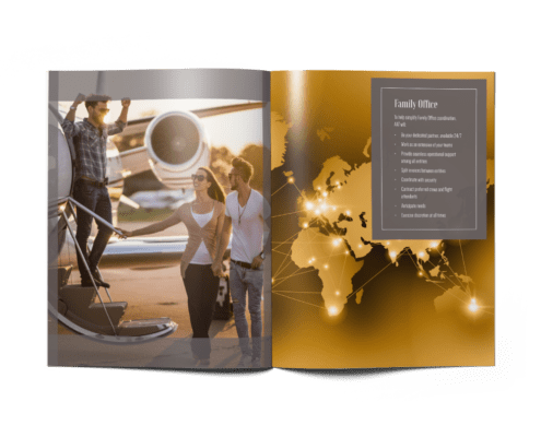 Private Jet Presentation Design: Advanced Aviation Team - Presentation - Inside Spread - Pages 6-7 Private Jet Presentation Design: Print - Design - Advanced Aviation Team - Presentation - Inside Spread - Pages 6-7